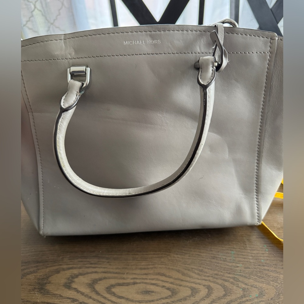Michael Kors Gray Pure Tote Handbag